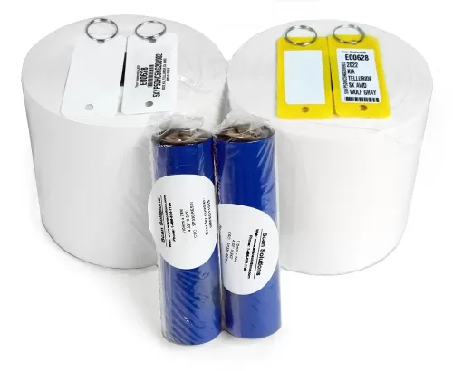 Vehicle Label Kit with Key Tags